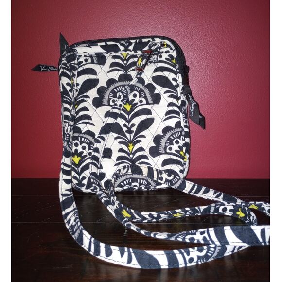 Vera Bradley Mini Hipster Fanfare Crossbody/Shoulder Adjustable Strap EUC - Picture 2 of 7